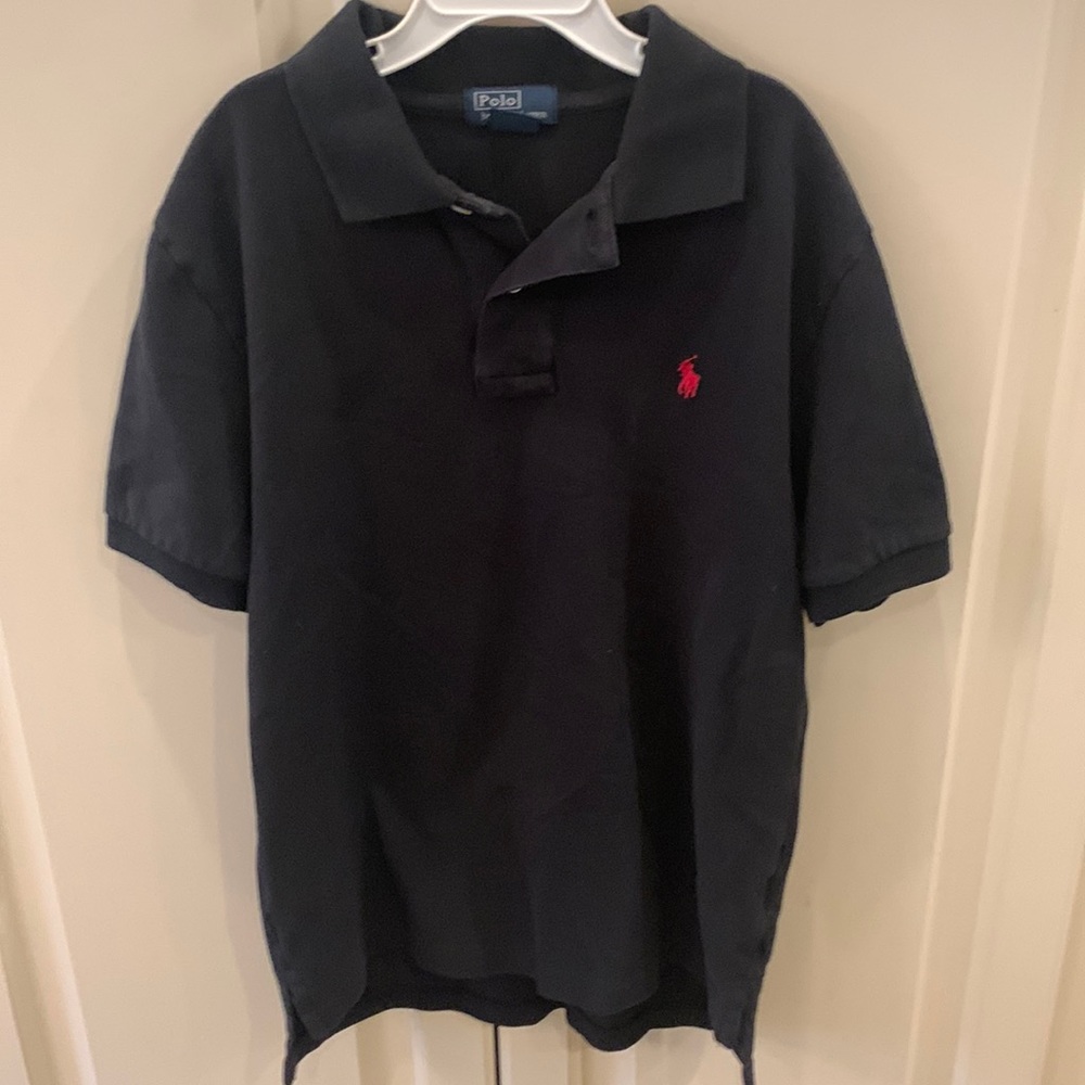 Boy’s Ralph Lauren Polo Collard Shirt size Medium (10-12) Black